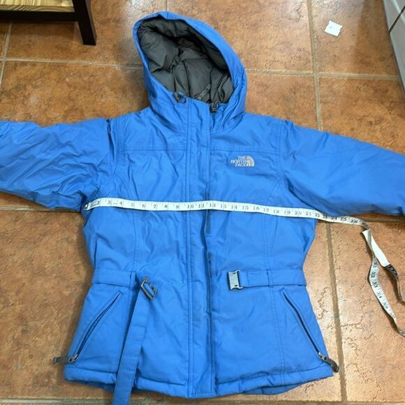 The North Face Puffer Jacket Goose Down Ski Parka Blue size M - Picture 7 of 9